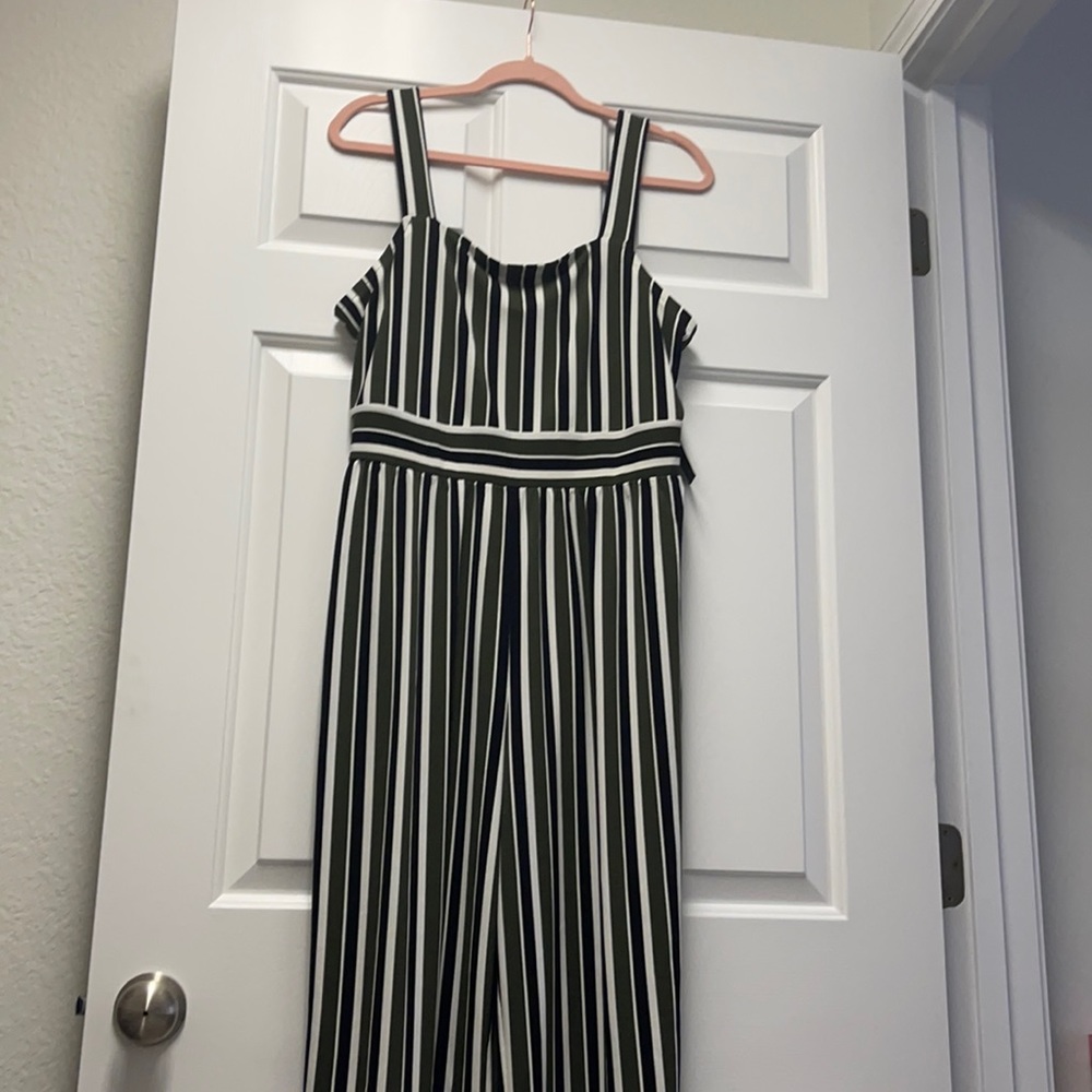 NWT express striped jumpsuit